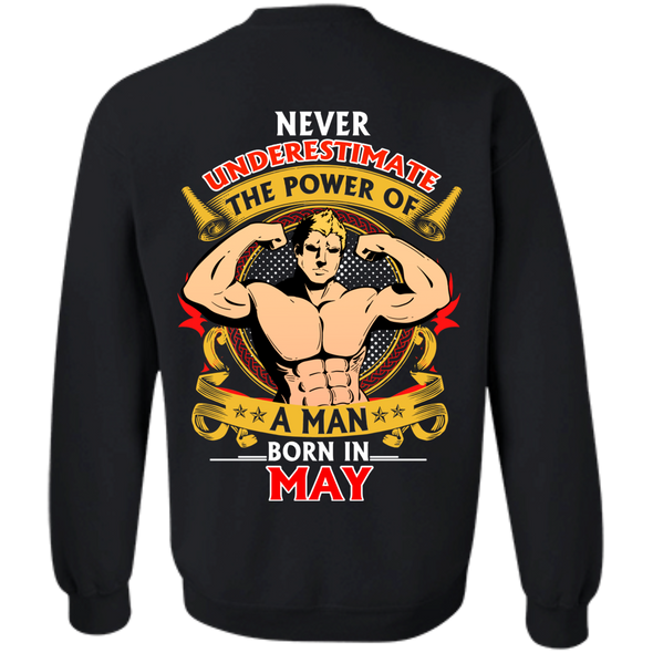 Limited Edition **Power Of A Man Born In May** Shirts & Hoodies