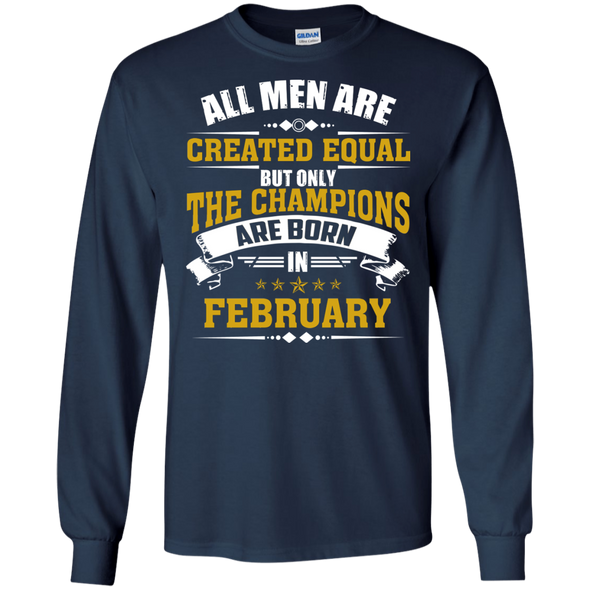 Limited Edition **Champions Are Born In February** Shirts & Hoodies