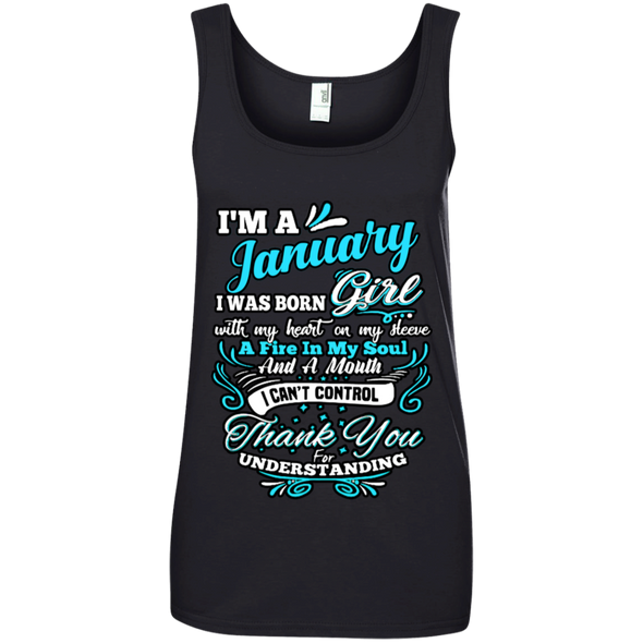 Latest Edition **January Girl With Fire In A Soul** Shirts & Hoodies