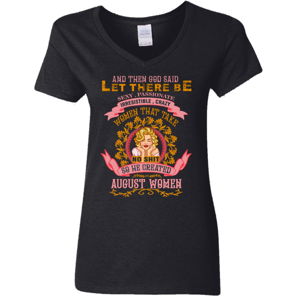 Limited Edition **When God Created An August Women** Shirts & Hoodies