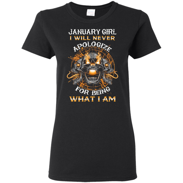 New Edition**January Girl Will Never Apologize** Shirts & Hoodies