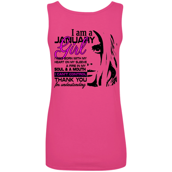 Newly Launched**January Born Girl Back Print Shirts & Hoodies**