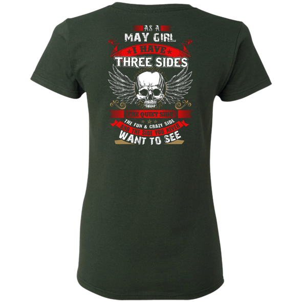 Limited Edition **May Girl With Three Sides** Shirts & Hoodies