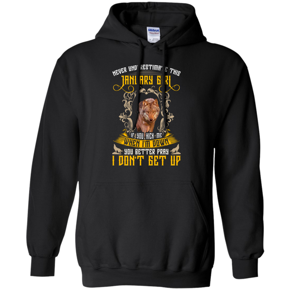 Newly Launched **Never Underestimate January Born Girl** Shirts & Hoodies