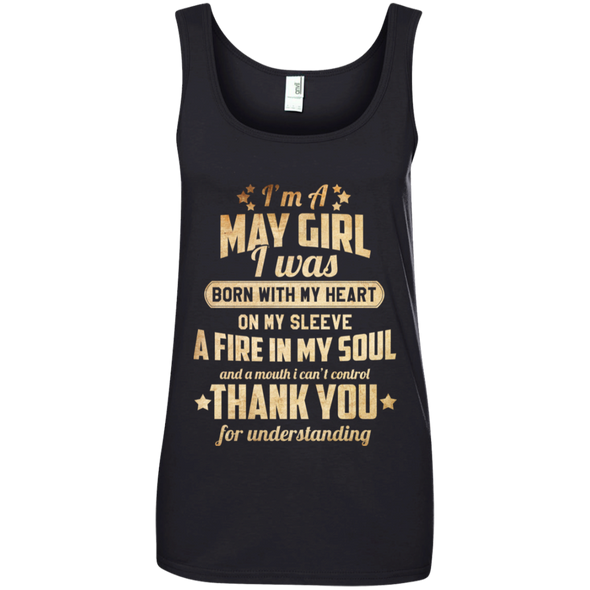 Newly Published **May Girl With Heart & Soul** Shirts & Hoodies