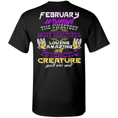 Limited Edition February Sweet Women Back Print Shirts & Hoodies