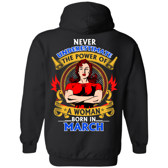 Limited Edition **Power Of Woman Born In March** Shirts & Hoodies