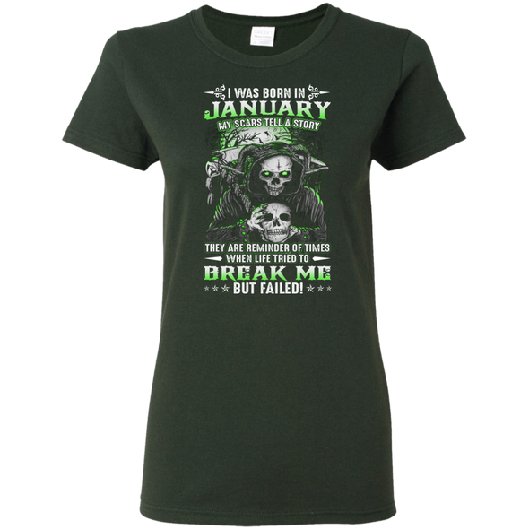 New Edition **January - My Scars Tell My Story** Shirts & Hoodie