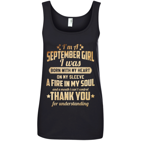 Newly Published **September Girl With Heart & Soul** Shirts & Hoodies