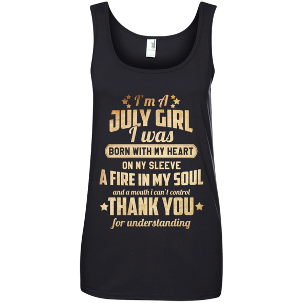 Newly Published **July Girl With Heart & Soul** Shirts & Hoodies