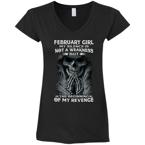 Limited Edition **february Girl My Silence Is Not My Weakness** Shirts & Hoodies