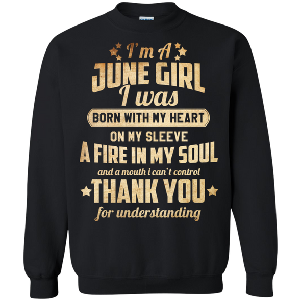 Newly Published **June Girl With Heart & Soul** Shirts & Hoodies