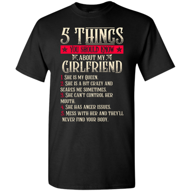 Newly Launched **5 Things You Should Know About Me** Shirts & Hoodies