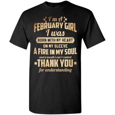 Newly Published **February Girl With Heart & Soul** Shirts & Hoodies