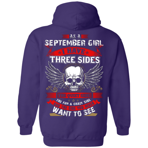 Limited Edition **September Girl With Three Sides** Shirts & Hoodies