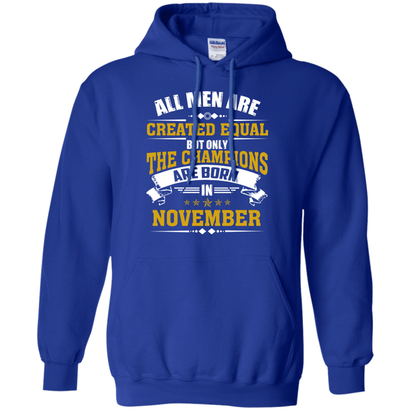 Limited Edition **Champions Are Born In November** Shirts & Hoodies