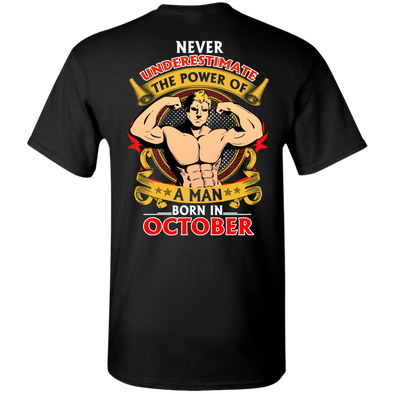 Limited Edition **Power Of A Man Born In October** Shirts & Hoodies