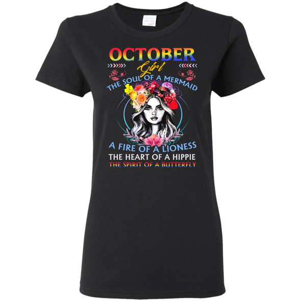 Limited Edition **October Girl Fire Of Lioness** Shirts & Hoodies