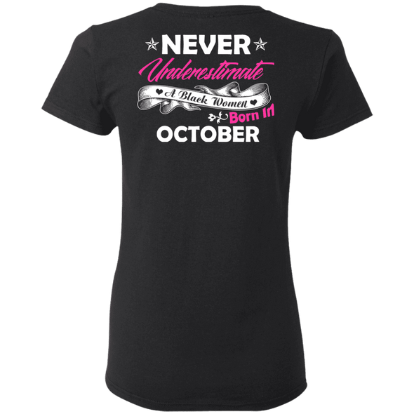 Limited Edition **Black Women Born In October** Shirts & Hoodies