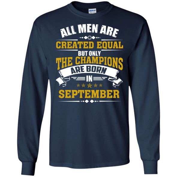 Limited Edition **Champions Are Born In September** Shirts & Hoodies