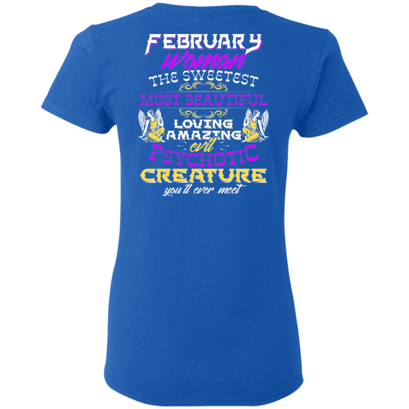 Limited Edition February Sweet Women Back Print Shirts & Hoodies