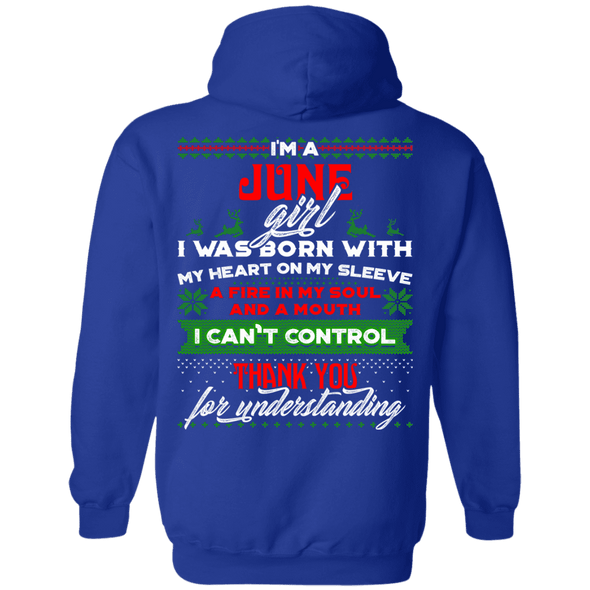 LIMITED EDITION JUNE GIRL CHRISTMAS BACK PRINT SHIRTS & HOODIES