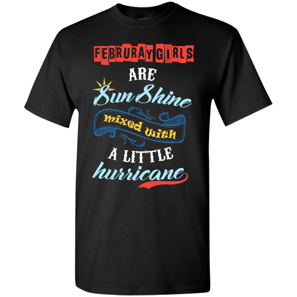 Limited Edition **February Born Girls Are Sunshine** Shirts & Hoodies