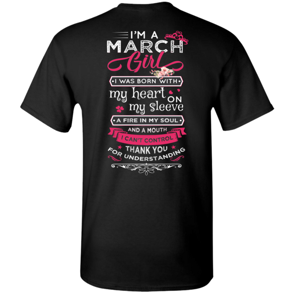 Back Print **Fierce Heart & Soul** March Girl