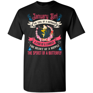 Limited Edition **January Girl With Soul Of Mermaid** Shirts & Hoodies