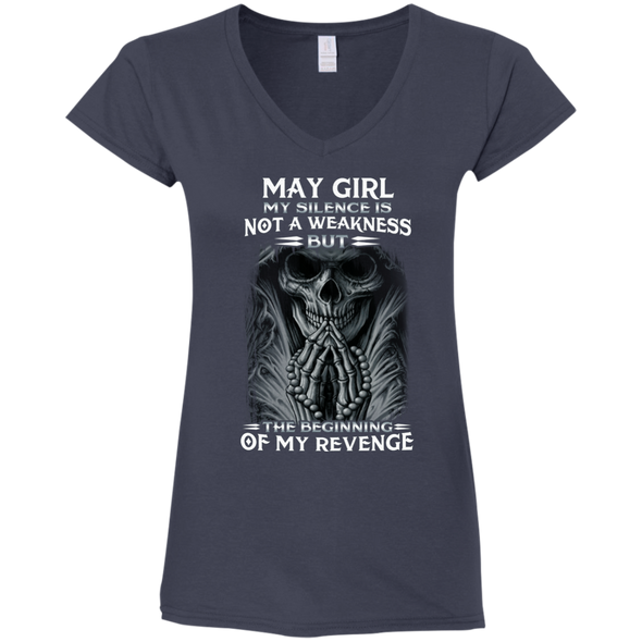 Limited Edition **May Girl My Silence Is Not My Weakness** Shirts & Hoodies