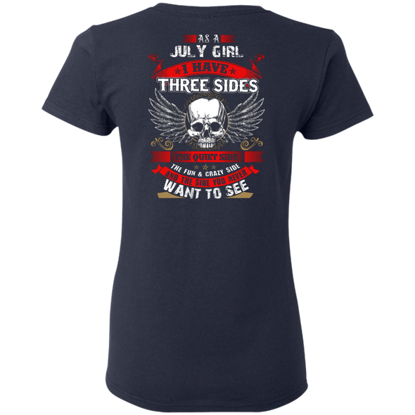 Limited Edition **July Girl With Three Sides** Shirts & Hoodies