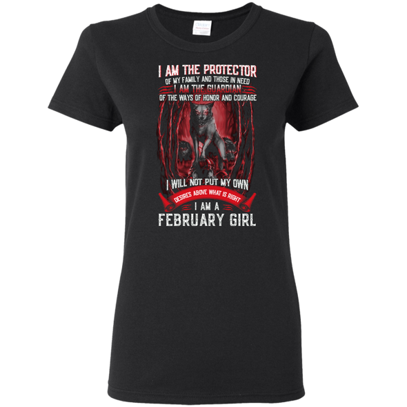 Limited Edition **February Girl The Protector & The Guardian** Shirts & Hoodies