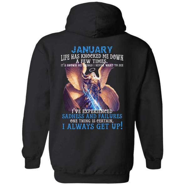 Limited Edition January Born Life Has Knocked Down Shirts & Hoodie