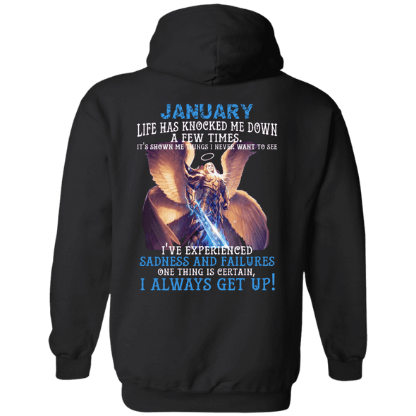 Limited Edition January Born Life Has Knocked Down Shirts & Hoodie