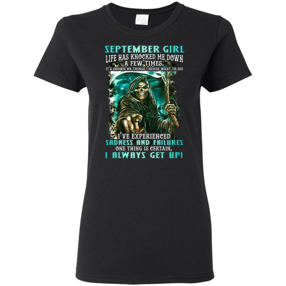 Limited Edition **September Girl I Always Get Up** Shirts & Hoodies