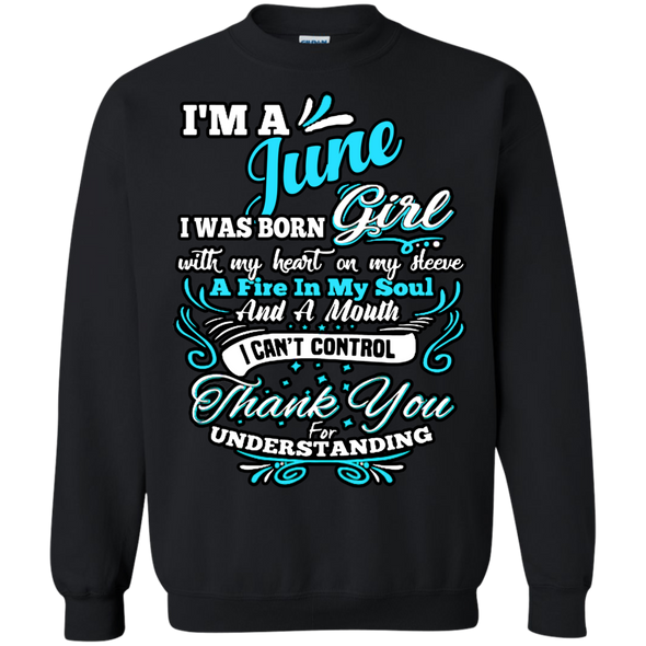 Latest Edition **June Girl With Fire In A Soul** Shirts & Hoodies