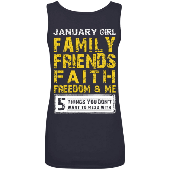 Limited Edition **January Girl 5 Things You Don't Want To Mess** Shirts & Hoodies