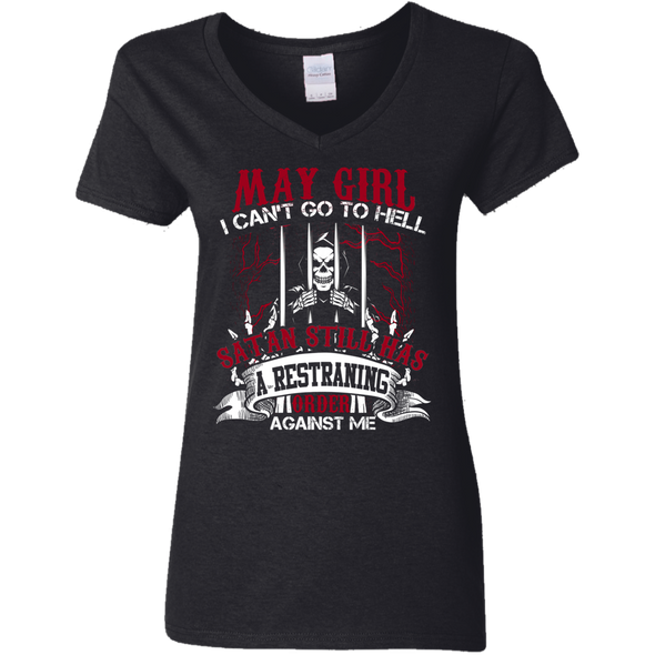 Limited Edition **May Girl Can't Go To Hell** Shirts & Hoodies