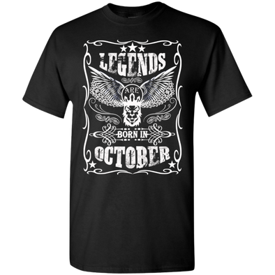 Newly Launched **Legends Are Born In October** Shirts & Hoodies