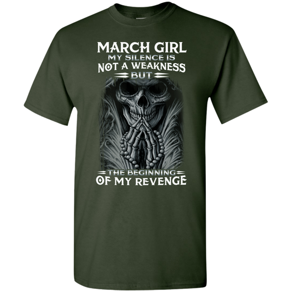 Limited Edition **March Girl My Silence Is Not My Weakness** Shirts & Hoodies