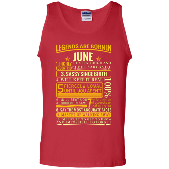 Latest Edition ** Legends Are Born In June** Front Print Shirts & Hoodies