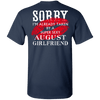 Limited Edition **August Super Sexy Girlfriend** Shirts & Hoodies