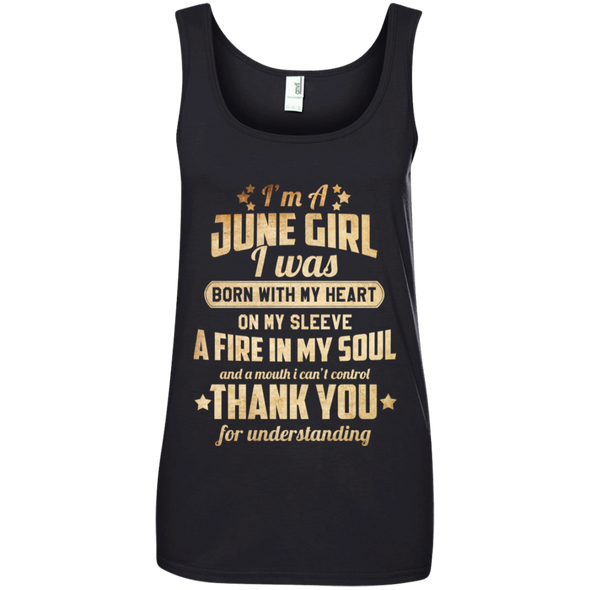 Newly Published **June Girl With Heart & Soul** Shirts & Hoodies
