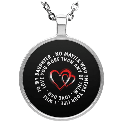 Limited Edition I Love My Dad Circle Necklace