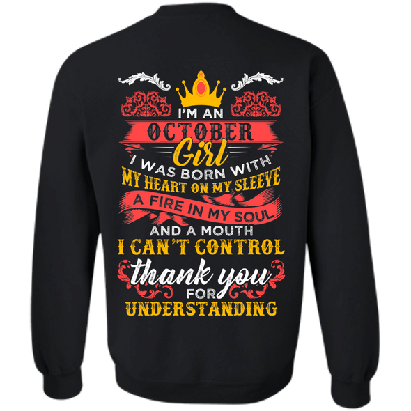 Back Print **October Girl** Perfect Shirts & Hoodies