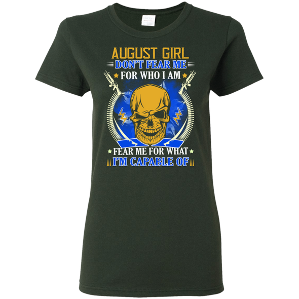 Limited Edition **Don't Fear August Girl** Shirts & Hoodies