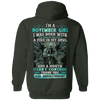 New Edition **November Girl Fire In A Soul Back Print** Shirts & Hoodies