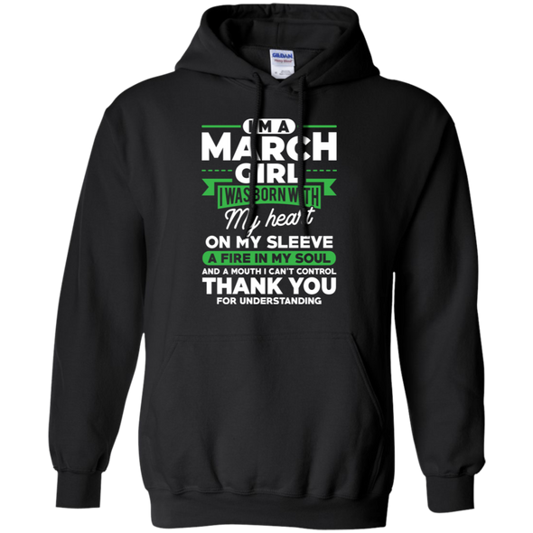 **March Girl** Fire In Soul Shirts & Hoodies