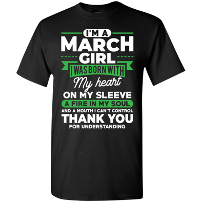 **March Girl** Fire In Soul Shirts & Hoodies