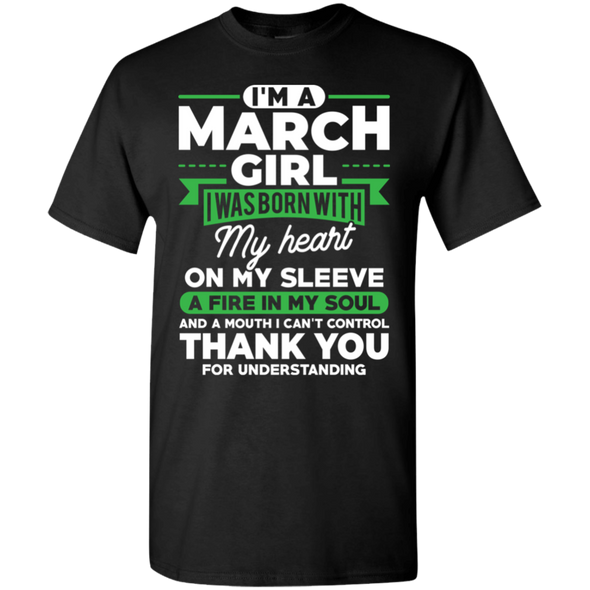 **March Girl** Fire In Soul Shirts & Hoodies
